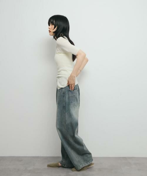 KBF / ケービーエフ ニット・セーター | フロントボタンレイヤードニット | 詳細28