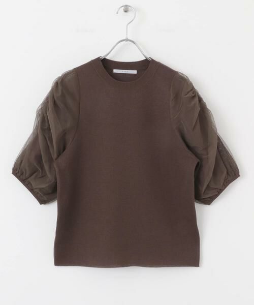 KBF / ケービーエフ ニット・セーター | チュールスリーブニット | 詳細7