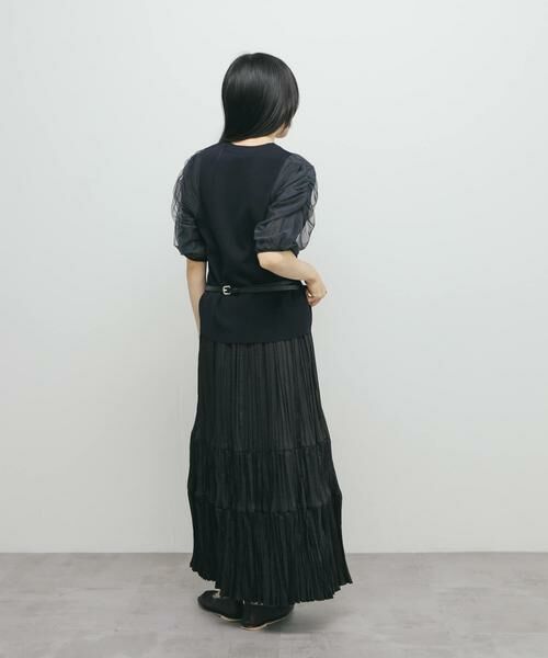 KBF / ケービーエフ ニット・セーター | チュールスリーブニット | 詳細17