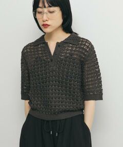 KBF / ケービーエフ ニット・セーター | ラッセルカラードニット