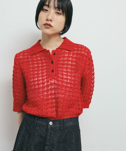 KBF / ケービーエフ ニット・セーター | ラッセルカラードニット | 詳細1