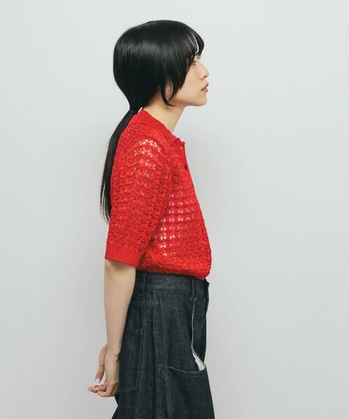 KBF / ケービーエフ ニット・セーター | ラッセルカラードニット | 詳細3