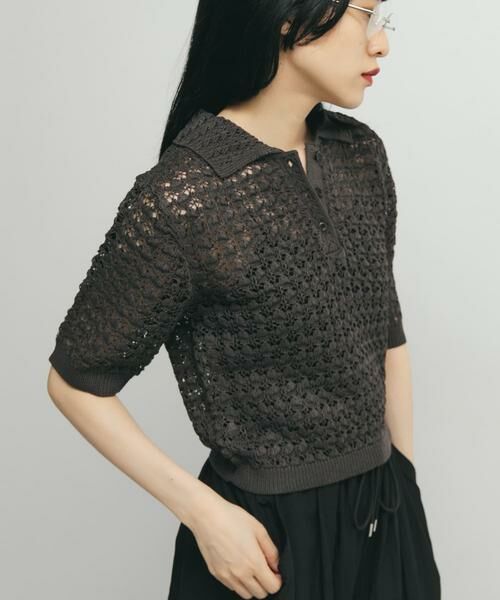 KBF / ケービーエフ ニット・セーター | ラッセルカラードニット | 詳細13