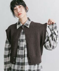 KBF / ケービーエフ ニット・セーター | ブークレニットベスト