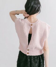 KBF / ケービーエフ ニット・セーター | ブークレニットベスト