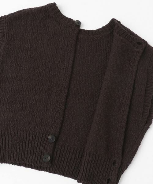 KBF / ケービーエフ ニット・セーター | ブークレニットベスト | 詳細12