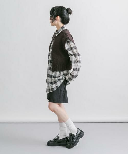 KBF / ケービーエフ ニット・セーター | ブークレニットベスト | 詳細6