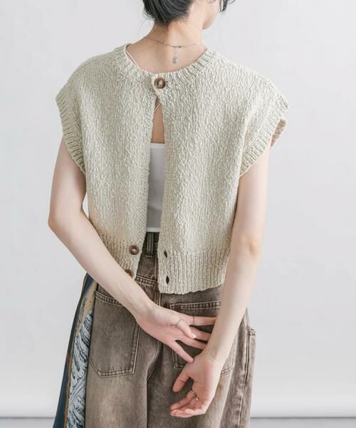 KBF / ケービーエフ ニット・セーター | ブークレニットベスト | 詳細28