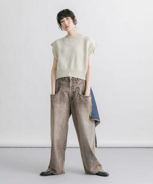 KBF / ケービーエフ ニット・セーター | ブークレニットベスト | 詳細30