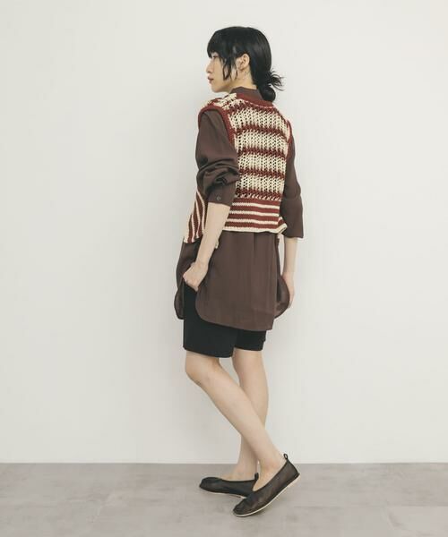 KBF / ケービーエフ ニット・セーター | 2WAYボーダーベスト | 詳細8