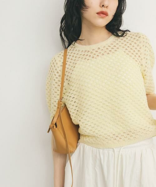 KBF / ケービーエフ ニット・セーター | ループヤーンメッシュプルオーバー | 詳細1