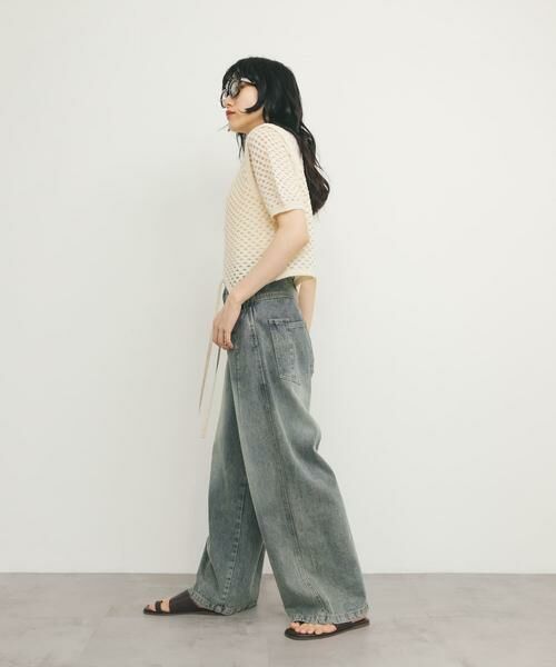 KBF / ケービーエフ ニット・セーター | ループヤーンメッシュプルオーバー | 詳細17