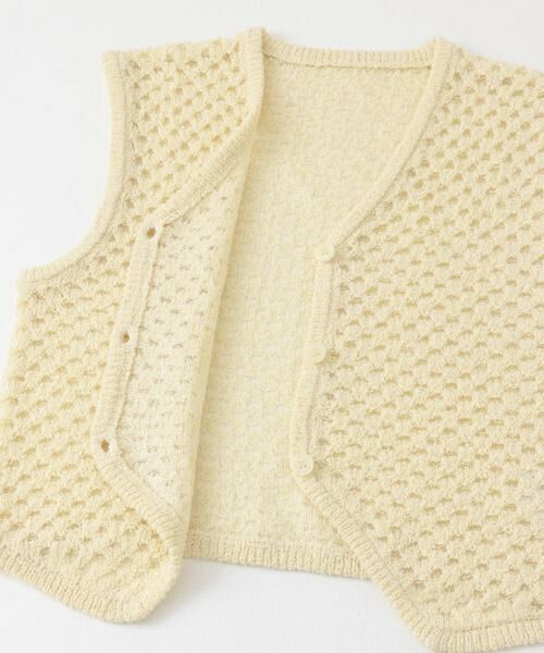 KBF / ケービーエフ ベスト | ループヤーンメッシュベスト | 詳細11