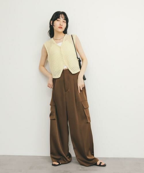 KBF / ケービーエフ ベスト | ループヤーンメッシュベスト | 詳細5