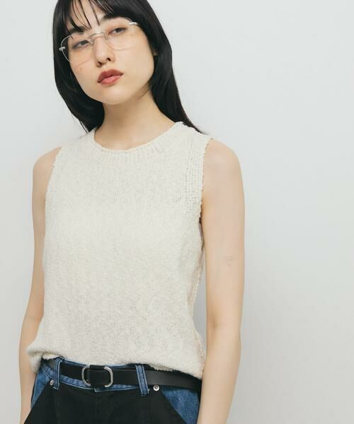 KBF / ケービーエフ ニット・セーター | ブークレニットタンクトップ | 詳細3
