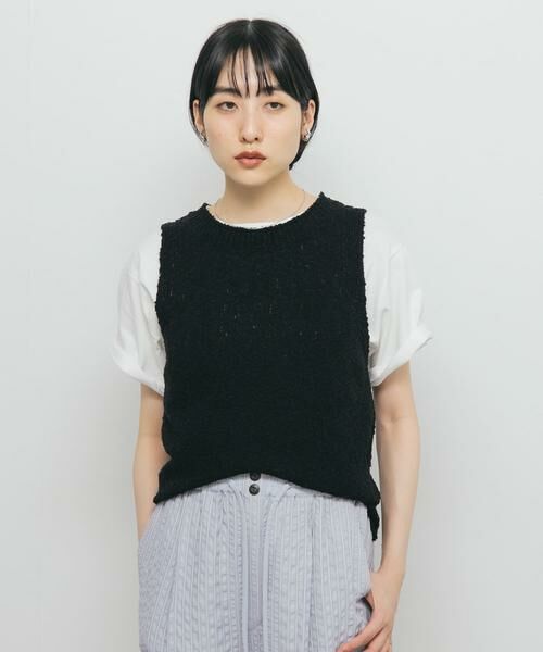 KBF / ケービーエフ ニット・セーター | ブークレニットタンクトップ | 詳細16
