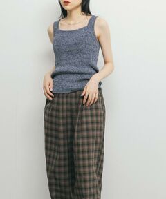 KBF / ケービーエフ タンクトップ | スクエアニットタンクトップ