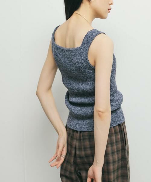KBF / ケービーエフ タンクトップ | スクエアニットタンクトップ | 詳細4