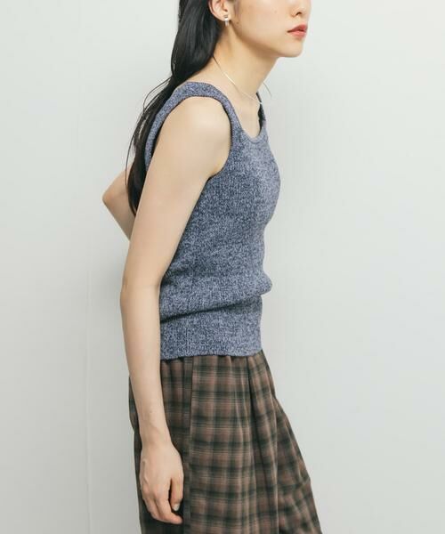 KBF / ケービーエフ タンクトップ | スクエアニットタンクトップ | 詳細5