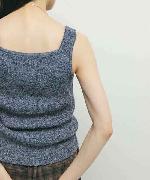 KBF / ケービーエフ タンクトップ | スクエアニットタンクトップ | 詳細6