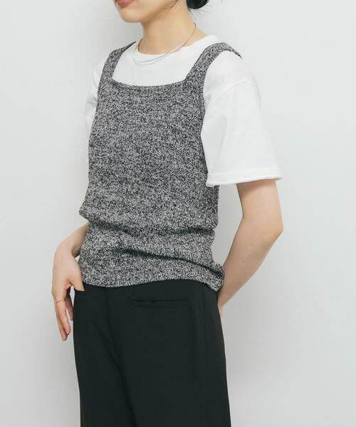 KBF / ケービーエフ タンクトップ | スクエアニットタンクトップ | 詳細15