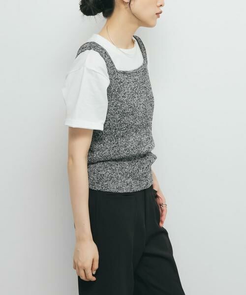 KBF / ケービーエフ タンクトップ | スクエアニットタンクトップ | 詳細16