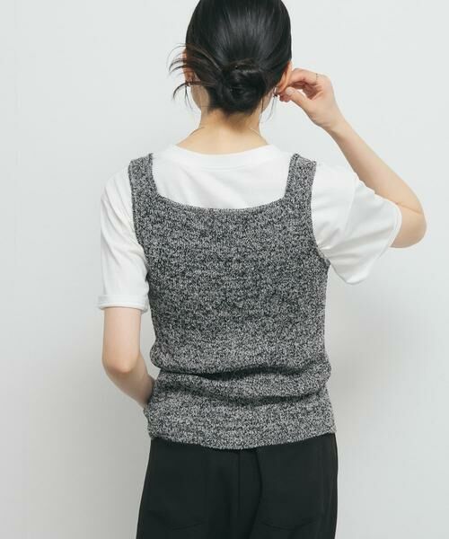 KBF / ケービーエフ タンクトップ | スクエアニットタンクトップ | 詳細17