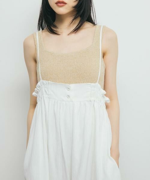 KBF / ケービーエフ タンクトップ | スクエアニットタンクトップ | 詳細24