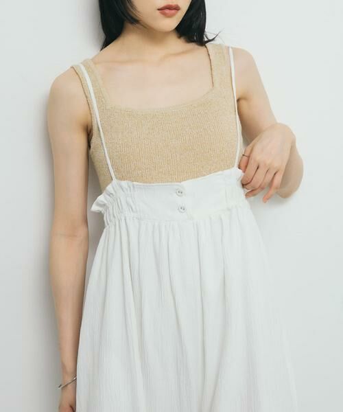 KBF / ケービーエフ タンクトップ | スクエアニットタンクトップ | 詳細25