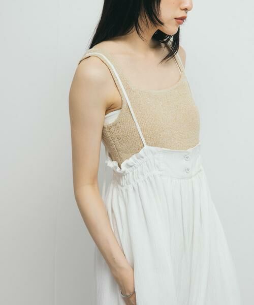 KBF / ケービーエフ タンクトップ | スクエアニットタンクトップ | 詳細27