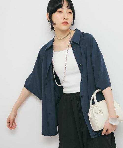 KBF / ケービーエフ シャツ・ブラウス | マニッシュルーズシャツ | 詳細2