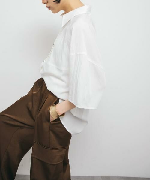 KBF / ケービーエフ シャツ・ブラウス | マニッシュルーズシャツ | 詳細23