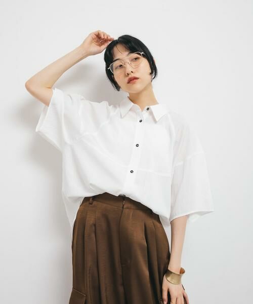 KBF / ケービーエフ シャツ・ブラウス | マニッシュルーズシャツ | 詳細24
