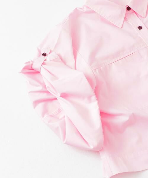 KBF / ケービーエフ シャツ・ブラウス | クロップドハーフスリーブシャツ | 詳細11