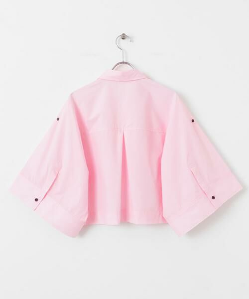 KBF / ケービーエフ シャツ・ブラウス | クロップドハーフスリーブシャツ | 詳細12