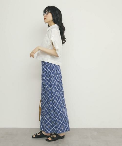 KBF / ケービーエフ シャツ・ブラウス | クロップドハーフスリーブシャツ | 詳細21