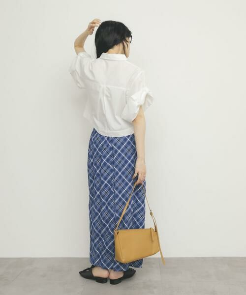 KBF / ケービーエフ シャツ・ブラウス | クロップドハーフスリーブシャツ | 詳細22