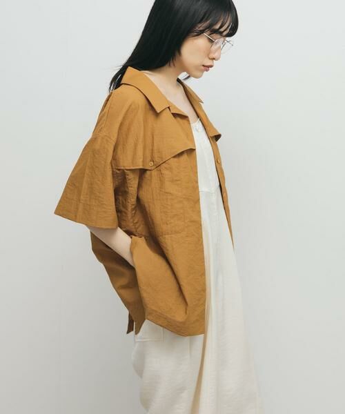 KBF / ケービーエフ シャツ・ブラウス | ポケットデザインルーズシャツ | 詳細3