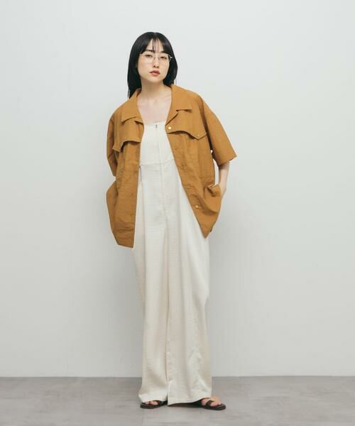 KBF / ケービーエフ シャツ・ブラウス | ポケットデザインルーズシャツ | 詳細5