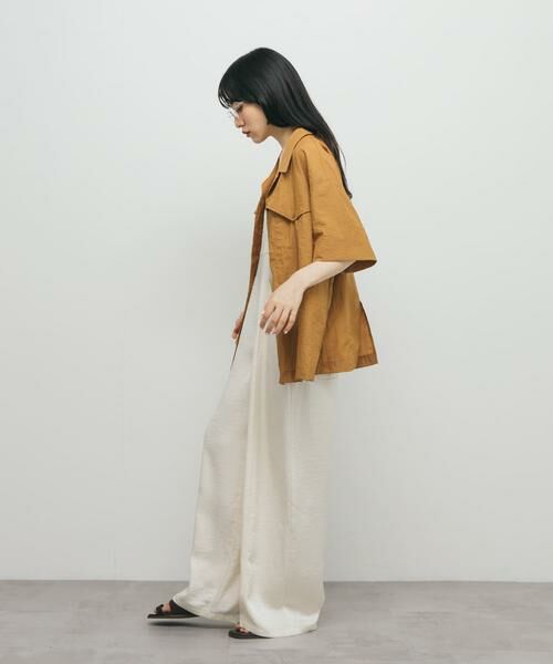 KBF / ケービーエフ シャツ・ブラウス | ポケットデザインルーズシャツ | 詳細6