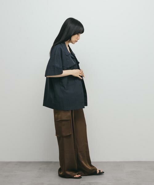 KBF / ケービーエフ シャツ・ブラウス | ポケットデザインルーズシャツ | 詳細19