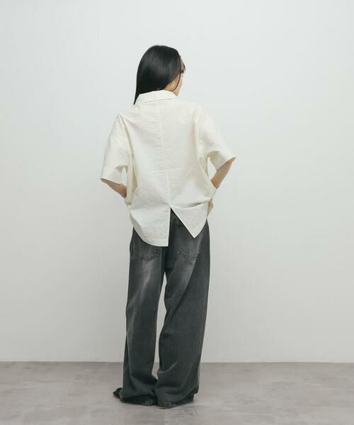 KBF / ケービーエフ シャツ・ブラウス | ポケットデザインルーズシャツ | 詳細28