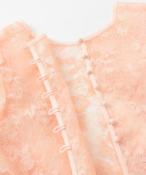 KBF / ケービーエフ シャツ・ブラウス | オーガンジー刺繍クロップドブラウス | 詳細8