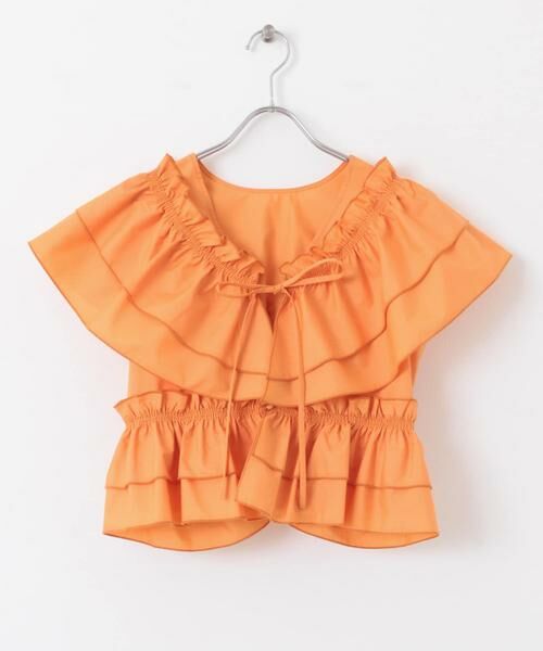 KBF / ケービーエフ シャツ・ブラウス | マルチWAYクロスフリルブラウス | 詳細7