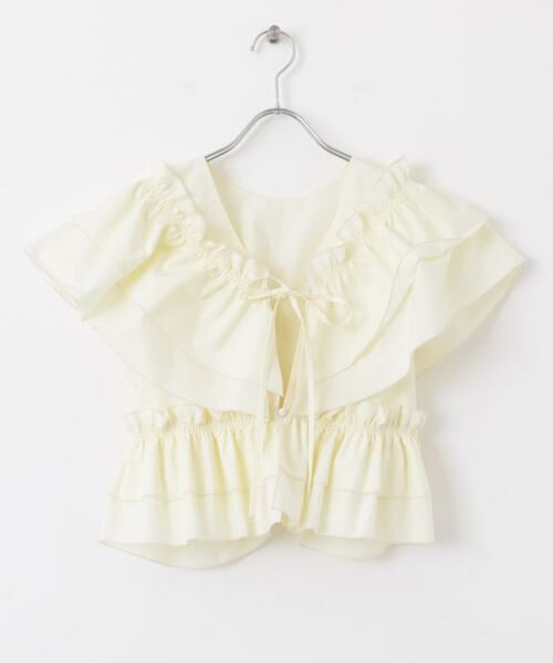 KBF / ケービーエフ シャツ・ブラウス | マルチWAYクロスフリルブラウス | 詳細20