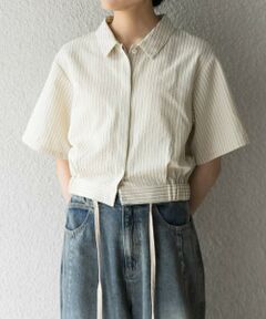 KBF / ケービーエフ シャツ・ブラウス | コンパクトストライプシャツ