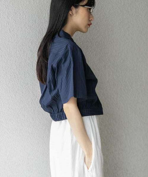 KBF / ケービーエフ シャツ・ブラウス | コンパクトストライプシャツ | 詳細1