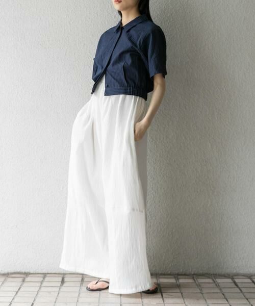 KBF / ケービーエフ シャツ・ブラウス | コンパクトストライプシャツ | 詳細3