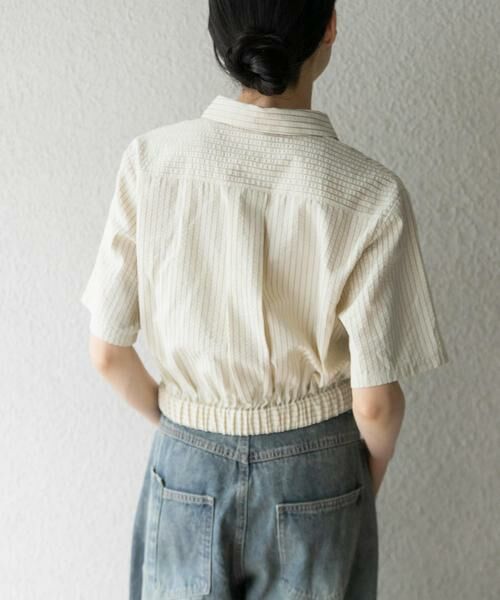 KBF / ケービーエフ シャツ・ブラウス | コンパクトストライプシャツ | 詳細11