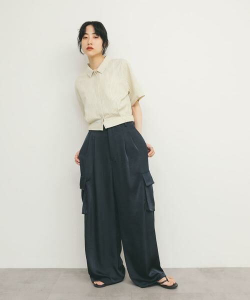 KBF / ケービーエフ シャツ・ブラウス | コンパクトストライプシャツ | 詳細15